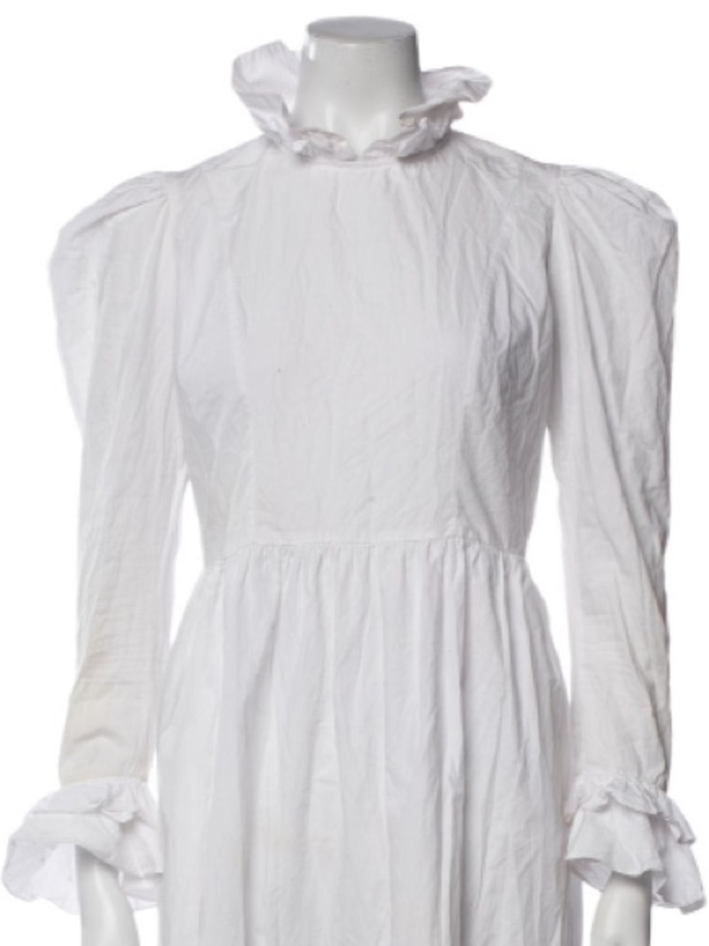 Batsheva long white Prairie Dress